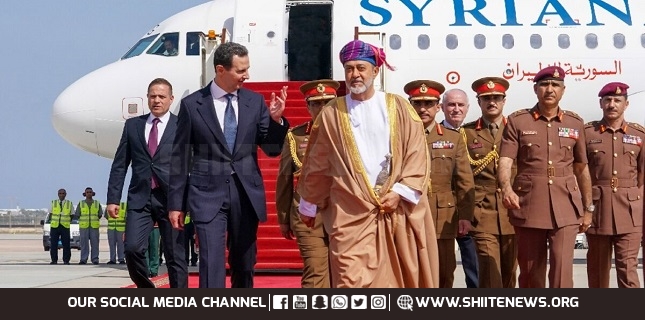 President Assad visits Oman, meets with Sultan Haitham in first since Syria conflict