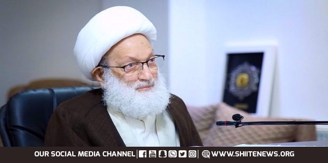 Sheikh Isa Qassim warns of Al Khalifa regime's plan to 'Judaize Bahrain'