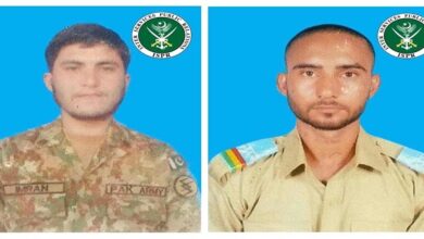 Two soldiers martyred in North Waziristan laid to rest with military honours