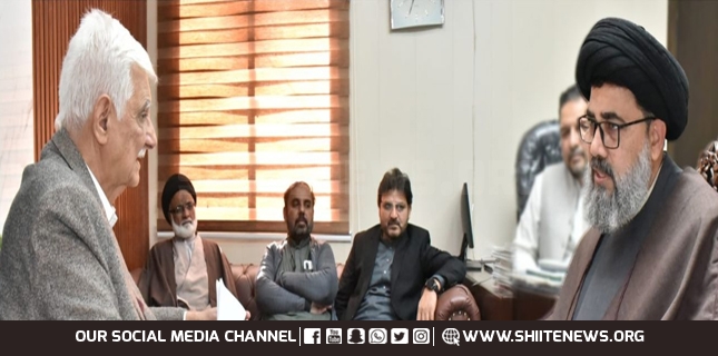 Controversial Sahaba bill, MWM delegation meets Senator Taj Haider