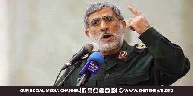 Enemies turned to hybrid war after numerous defeats in anti-Iran fronts General Qa’ani