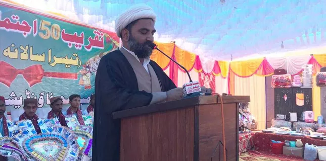 Weddings of 50 couples on birth anniversary of Hazrat Abbas AS is commendable, Allama Domki