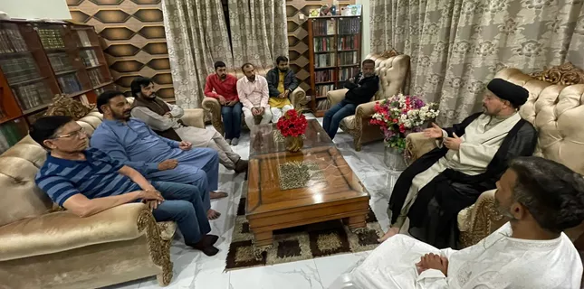 Delegation meets with family of “Aseer e Makkah” Syed Nazer Abbas Taqvi
