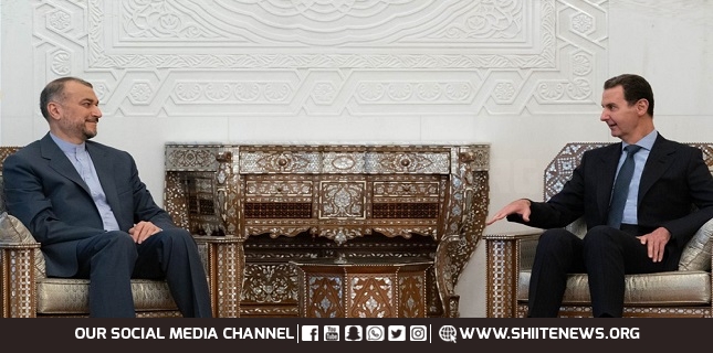 Iran’s FM meets Assad, visits earthquake hit Syrian cities