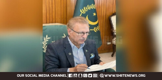 President Alvi announces April 30 as polls date in Punjab