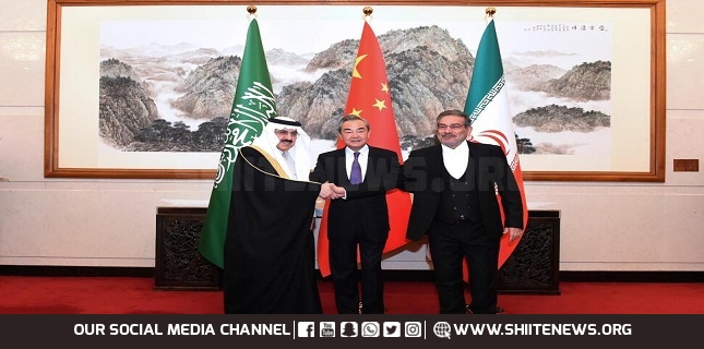 World Welcomes Restoration of Iran-Saudi Ties New Page of Regional Stability