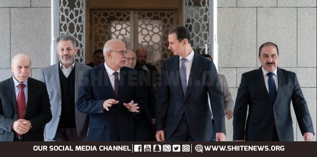 Heads of Arab political parties meet President Assad, express solidarity with Syria