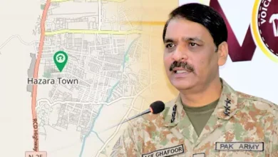 General Asif Ghafoor visits Hazara Town Quetta, heard public issues