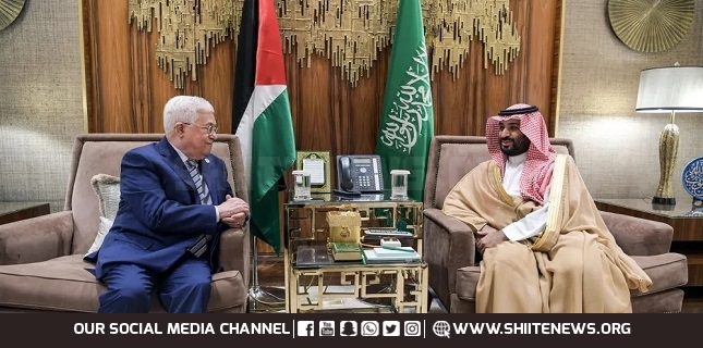 Palestinian Authority President Abbas Meets with Saudi Crown Prince