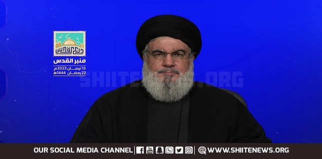 Sayyed Nasrallah Supporting Armed Resistance in West Bank is a Priority