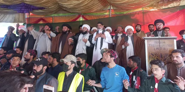 Al-Quds Day in Gilgit, Agha Rahat and other scholars address protest rally