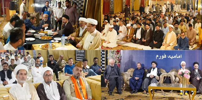 Prominent personalities participate in “Dawat-e-Iftar” of Imamia Forum Karachi