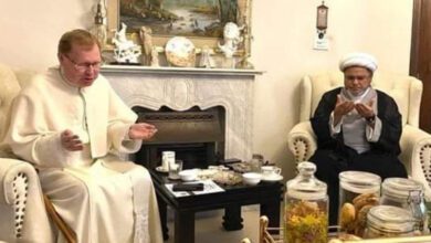 Pope Francis representative meets Allama Shabbir Maithami