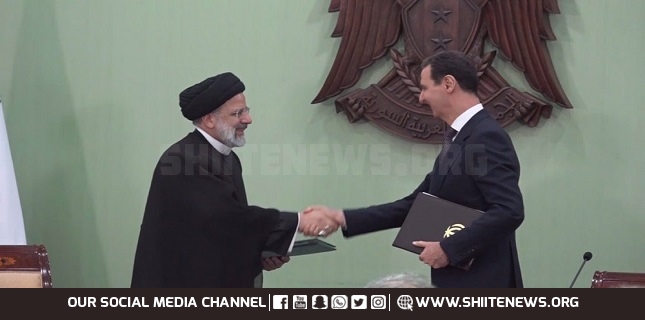 Strategic cooperation deal marks new chapter in Tehran-Damascus relations, Raeisi