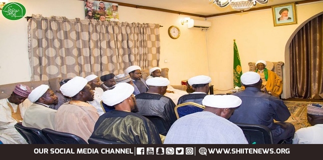 Sheikh Zakzaky receives a group of seminary schools students from Iran, Iraq and Lebanon