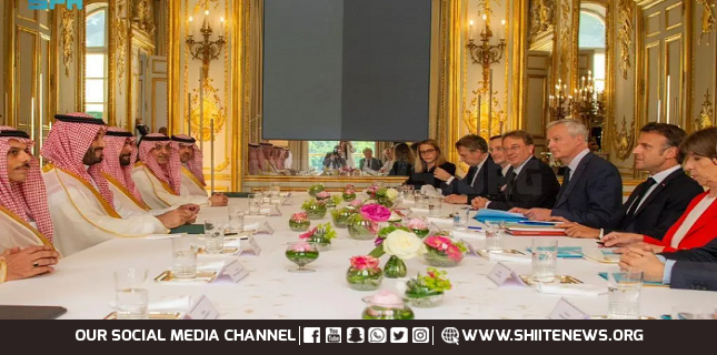 Bin Salman, Macron Hold Extensive Talks in Paris
