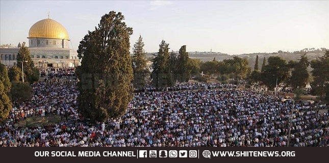 Thousands of worshippers perform Eid Al-Adha prayer at Al-Aqsa Mosque