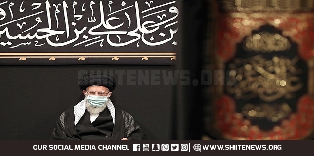 Ayatollah Khamenei attends 7th night of Muharram mourning rituals