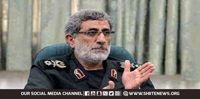 Criminal Israelis never in trouble, misery like they are now General Qa'ani
