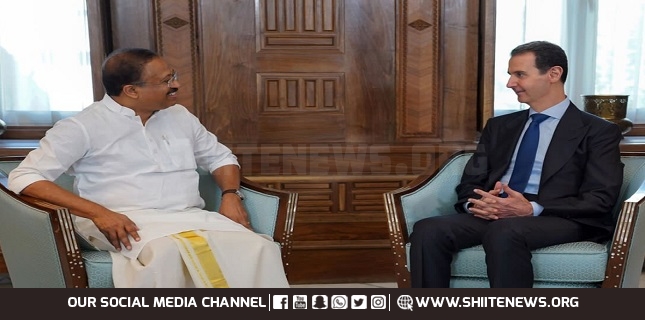 Indian minister visits Syria, explores ways of boosting cooperation