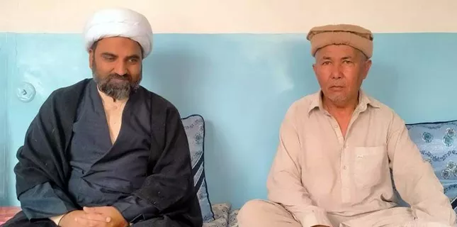 Allama Maqsood Domki visits homes of martyrs in Quetta