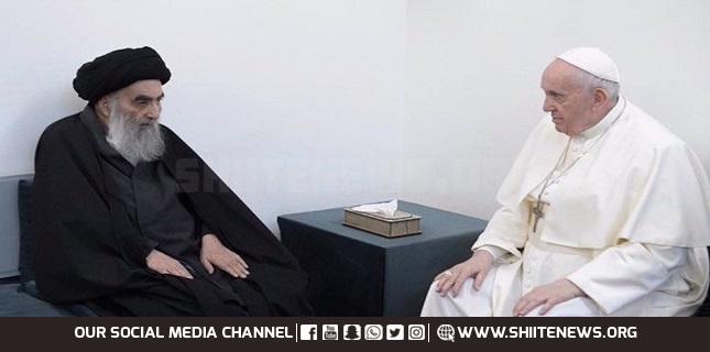 In letter to Pope, Ayatollah Sistani urges ‘concerted efforts’ to promote respect among followers of religions