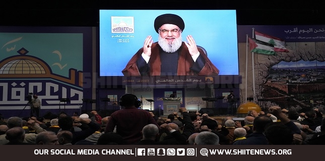Nasrallah If War Erupts, ‘Israel’ Will Be Returned to Stone Age