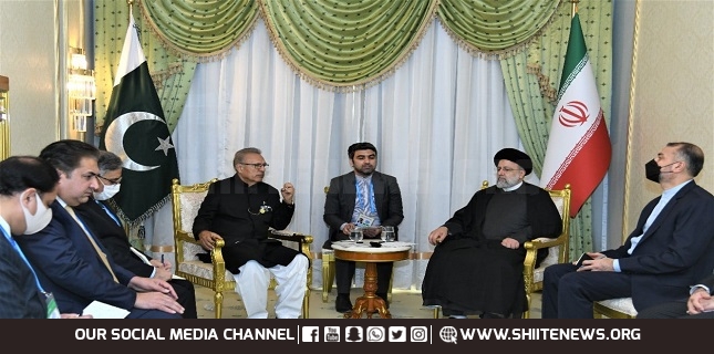 President Arif Alvi emphasize on expansion of mutual relations with Iran