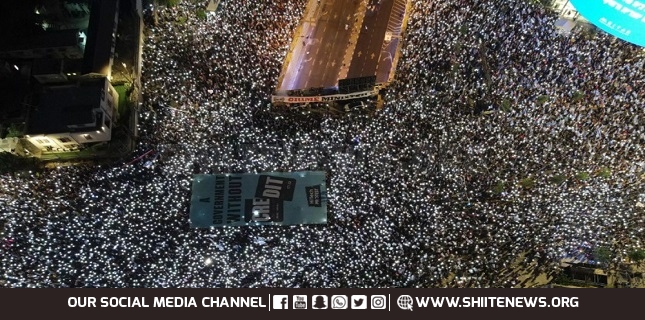 Thousands protest against hard-right Israeli cabinet's policies for 31st straight week