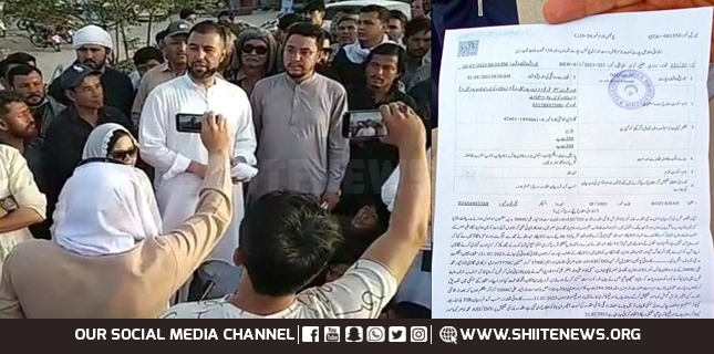 Hazara community ended protest sit-in after registration of FIR against