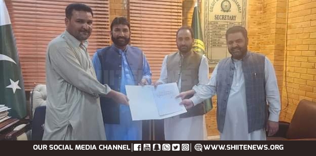 Opposition members submitted GB Transparency, RTI Act 2023