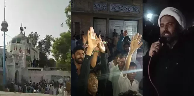 Takfiris attempt to obstruct Majlis Aza at Shrine of Haji Latif Shah failed
