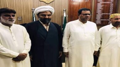 Allama Domki meets with DC Jacobabad