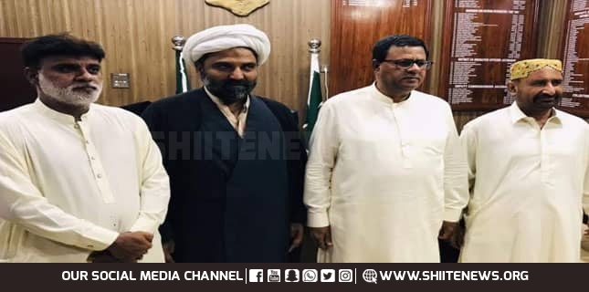 Allama Domki meets with DC Jacobabad
