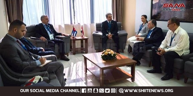 Syrian-Cuban talks on boosting cooperation in various fields