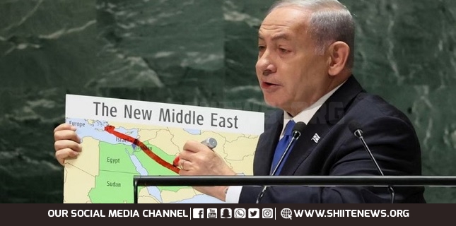 Netanyahu erases Palestine in new map charting normalization with Saudi Arabia