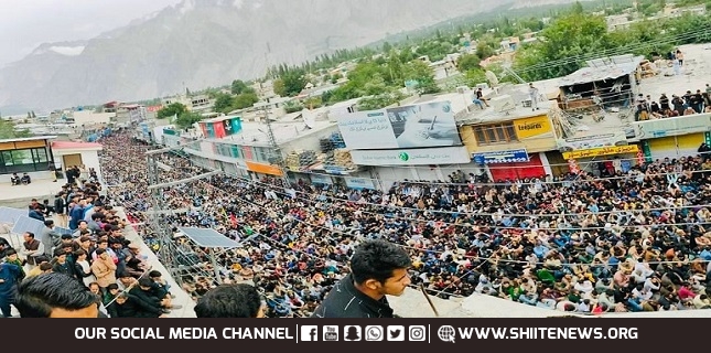 Thousands protest in Skardu against insolence in honor of Imam-e-Zamana (AJTFS)