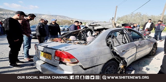 A car explosion in south of Palestine leaves 4 dead and injured