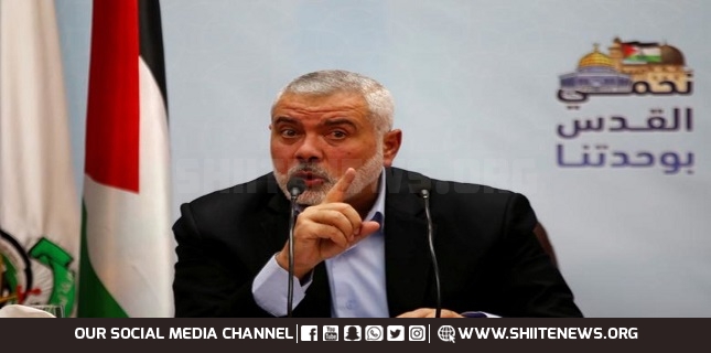 Haniyeh No security for occupying criminals, until our people enjoy security, freedom