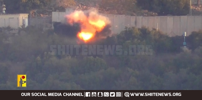 Hezbollah Releases Video of Precise Attack on Israeli Tank atop Al-Jardah Hill