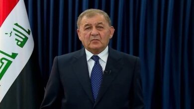 Iraqi President condemns the bombing of Al-Ahli Hospital in Gaza