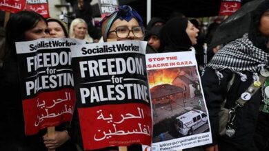London protest calls for Israeli aggression in Gaza to cease immediately