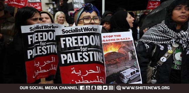London protest calls for Israeli aggression in Gaza to cease immediately