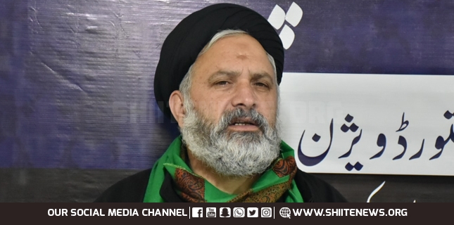 Conspiracy on Shigharthang road unacceptable, Agha Ali Rizvi