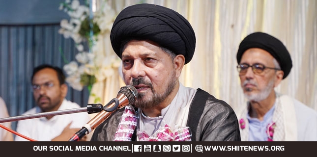 Prophet Muhammad (PBUH) eternal blessing for all beings of universe, Allama Zaidi