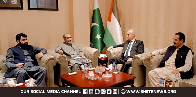 MWM leader Sheikh Noori calls on Palestinian Envoy