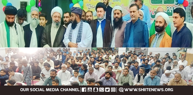 Allama Shaheedi, Saeed Naqshbandi address to Milad Sadiqain held in Taxila