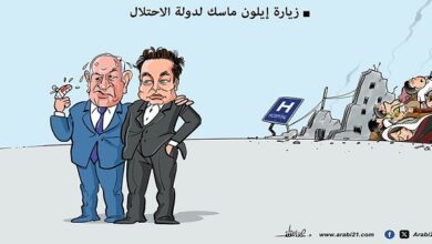Cartoon: Elon musk in occupied territories