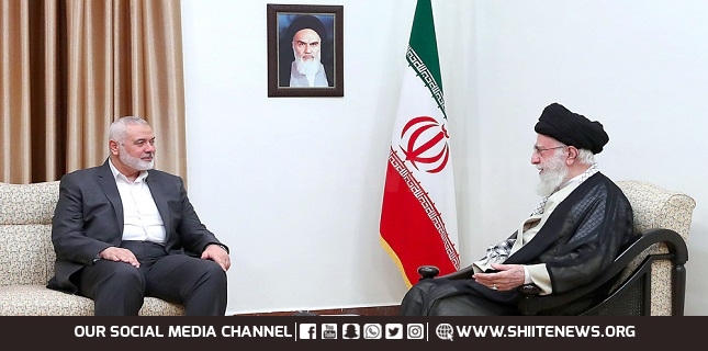 Iran’s permanent policy is to support resistance in Palestine Leader