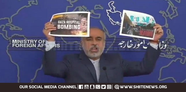 Kan’ani US-backed Israel committing crimes in Gaza with impunity; an end to war Iran’s priority